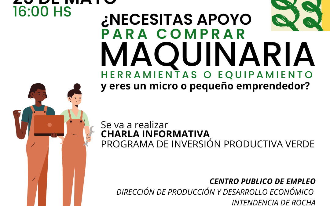 Emprendedores – Charla informativa en Rocha