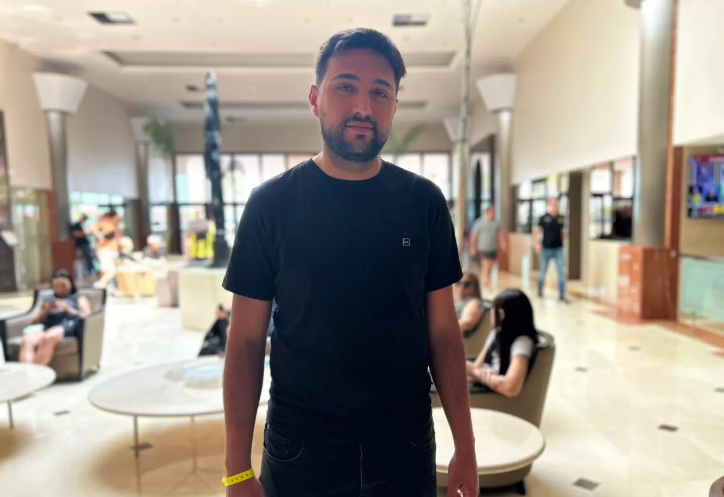 Imagen de Santiago Sánchez tras incidentes post clásico de básquetbol entre Nacional y Peñarol: “Lo que pasó fue muy grave”